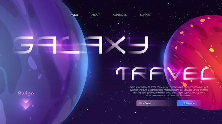 Galaxy brand asset featured on freepik.com