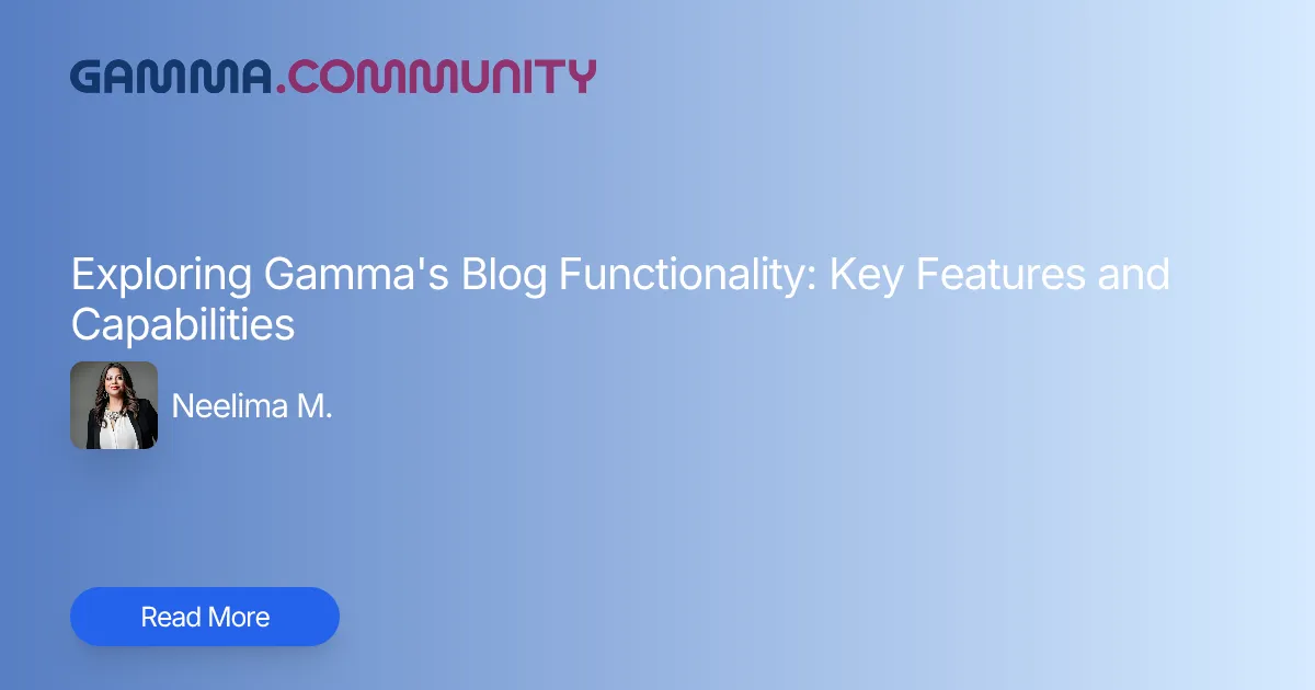 Gamma brand asset featured on community.gamma.app