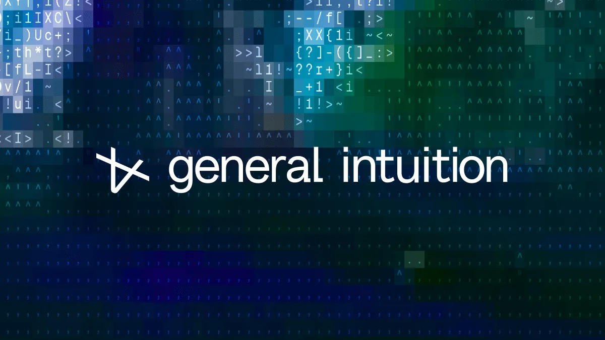 General Intuition brand asset featured on techcrunch.com