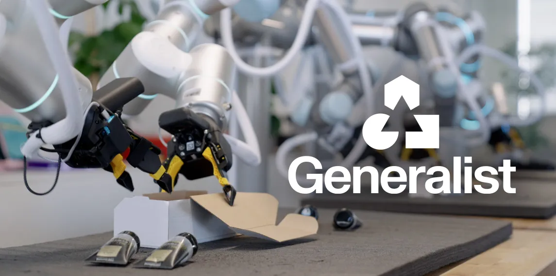 Generalist AI brand asset featured on generalistai.com