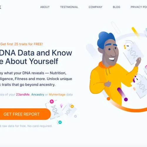 Genomelink brand asset featured on genomelink.io