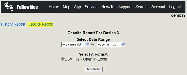 Geosite brand asset featured on followmee.com