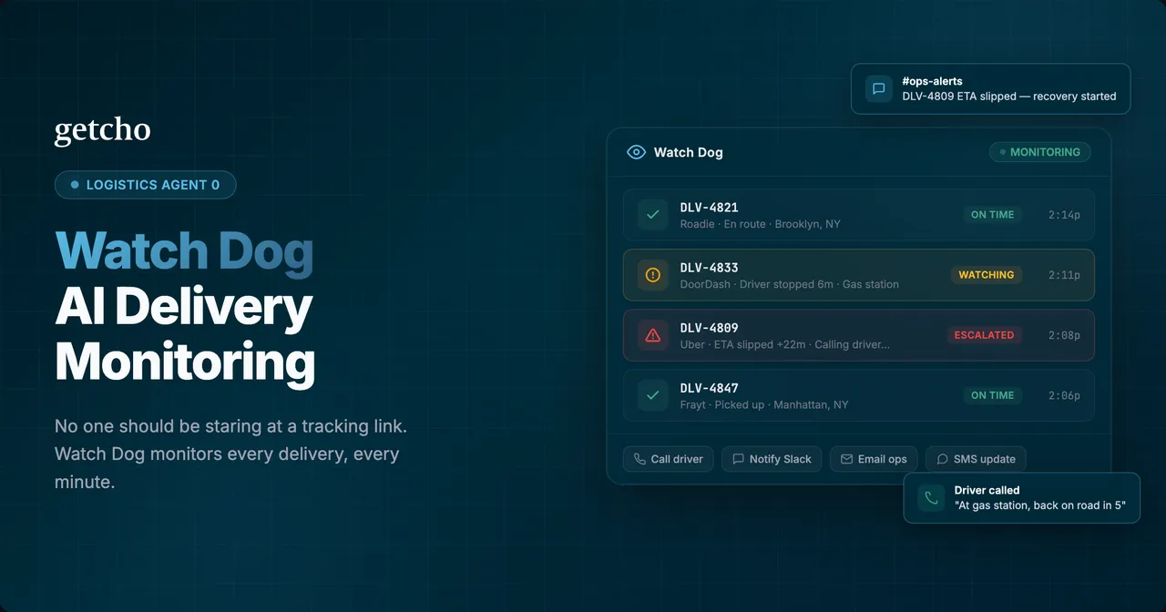 Getcho brand asset featured on getcho.app