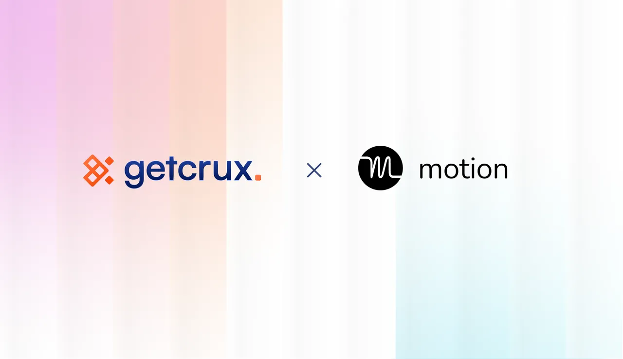GetCrux brand asset featured on getcrux.ai