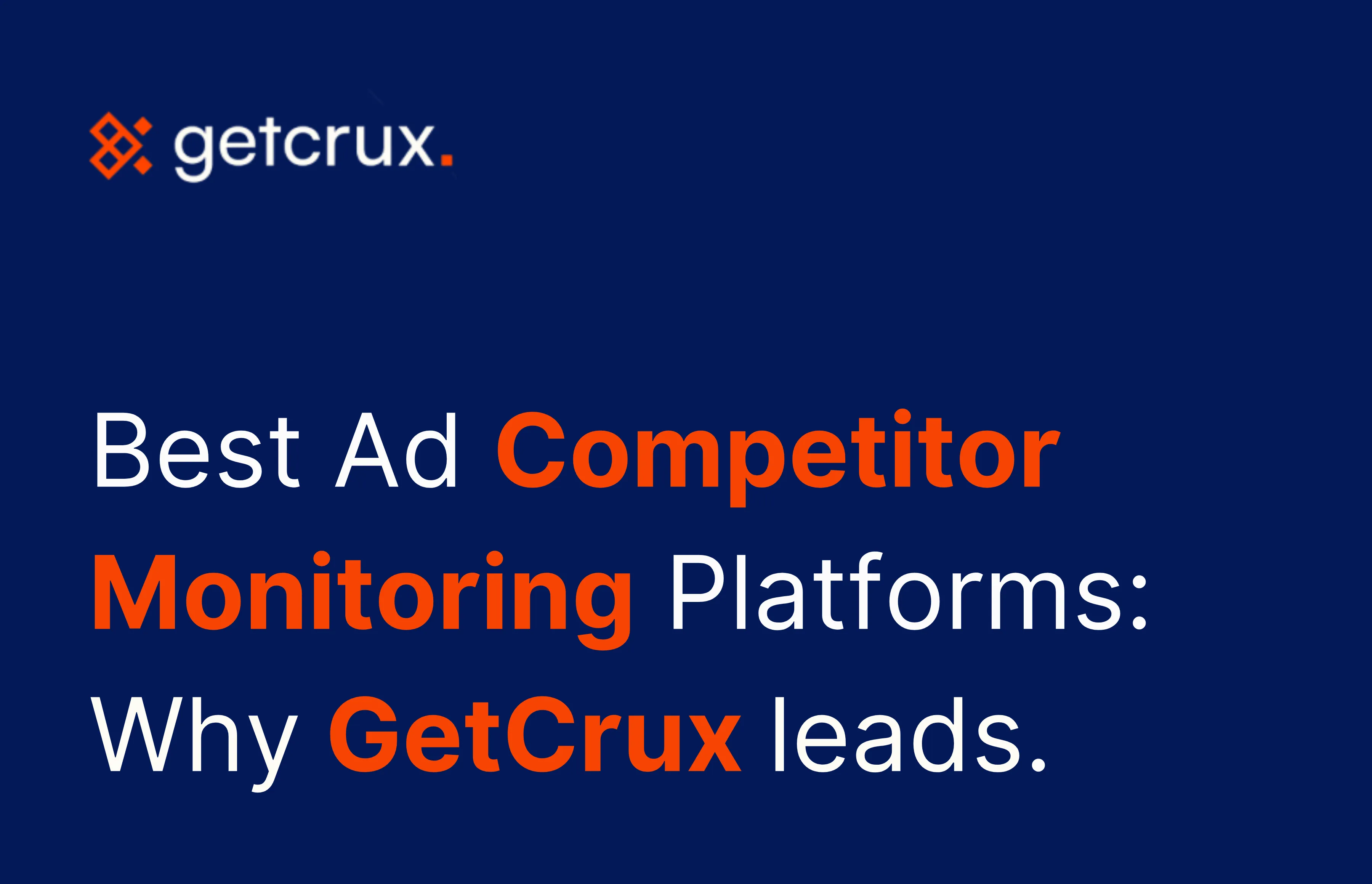 GetCrux brand asset featured on getcrux.ai
