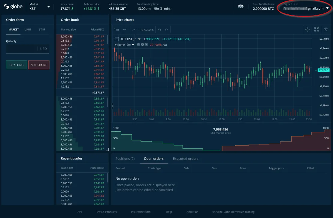 Globe brand asset featured on globe.exchange