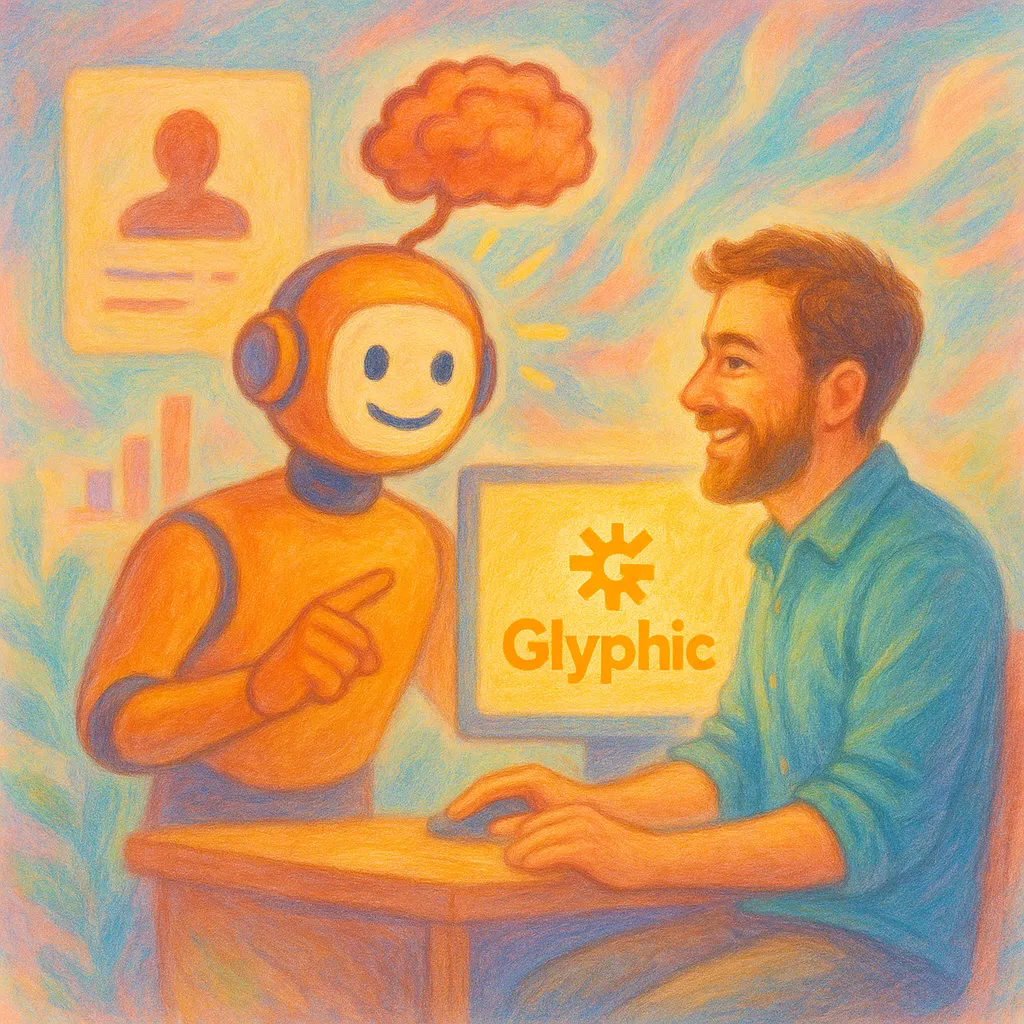 Glyphic brand asset featured on glyphic.ai
