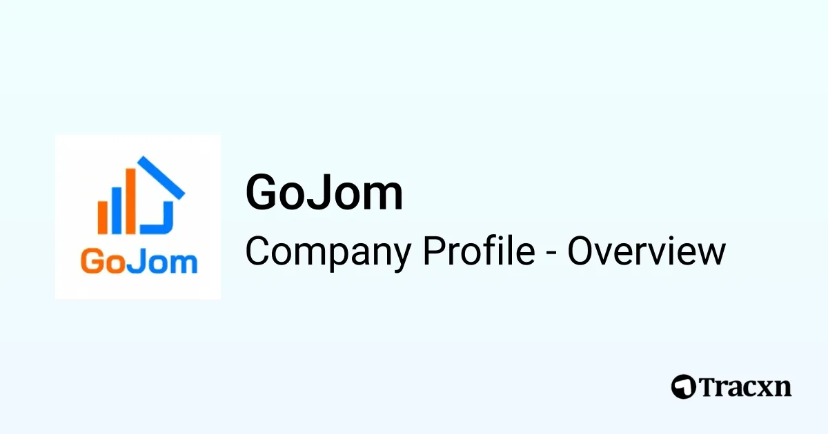 GoJom brand asset featured on tracxn.com
