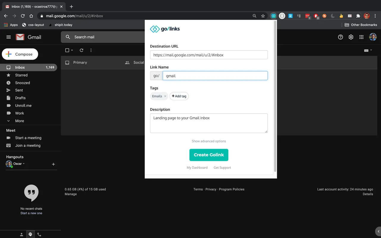 GoLinks brand asset featured on golinks.io
