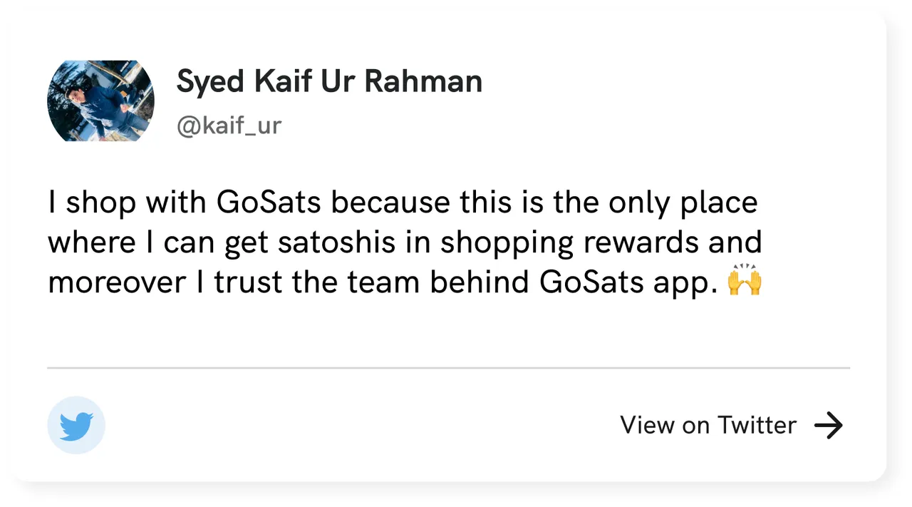 GoSats brand asset featured on gosats.io