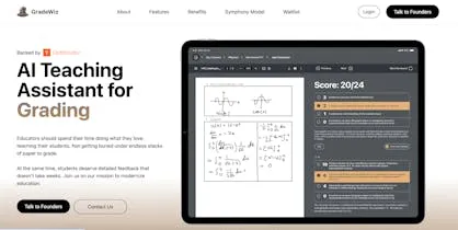 GradeWiz brand asset featured on producthunt.com