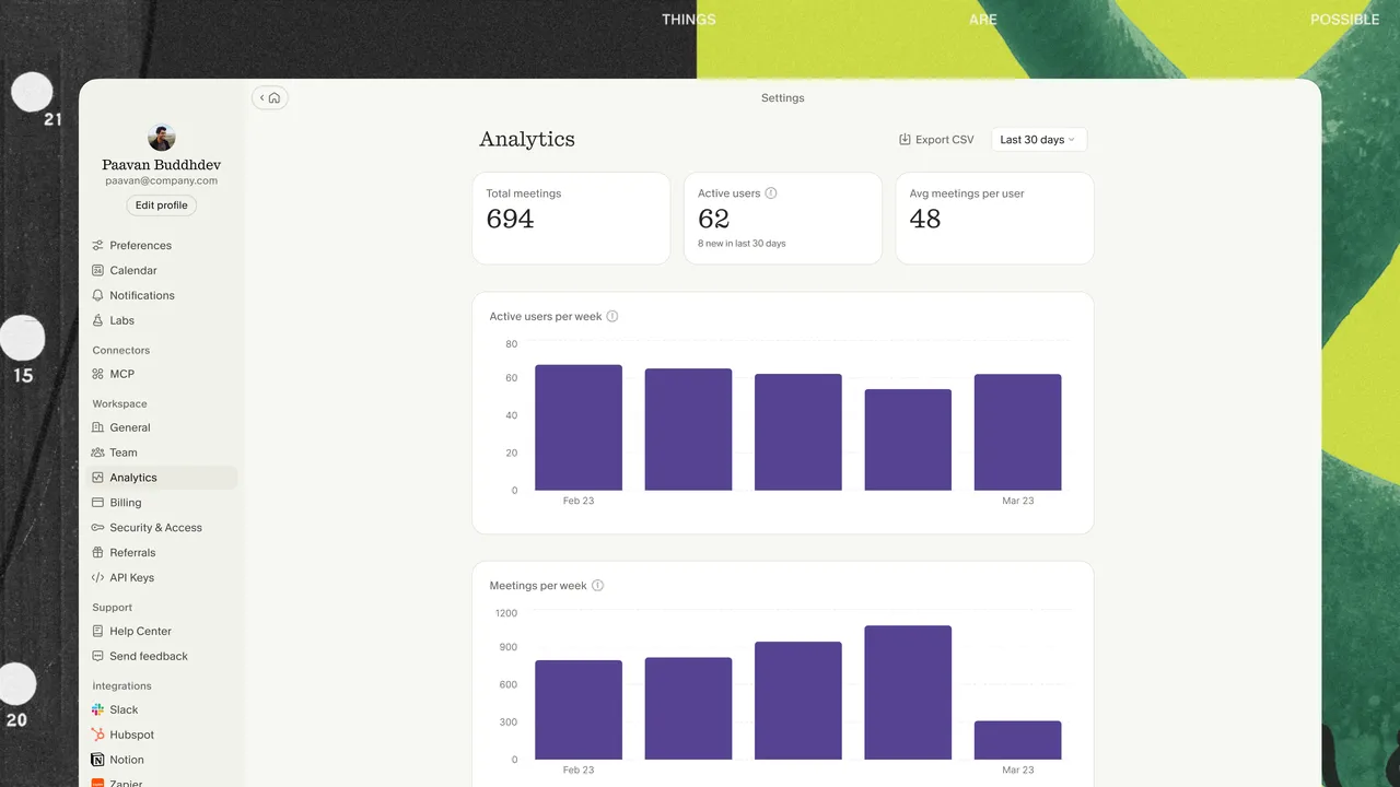 Granola brand asset featured on granola.ai