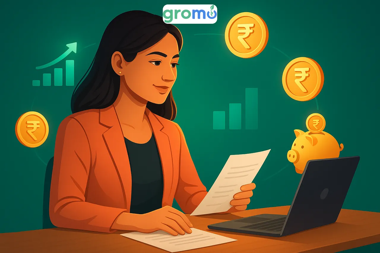 GroMo brand asset featured on gromo.in