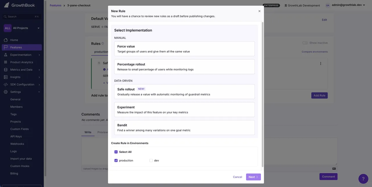 GrowthBook brand asset featured on docs.growthbook.io