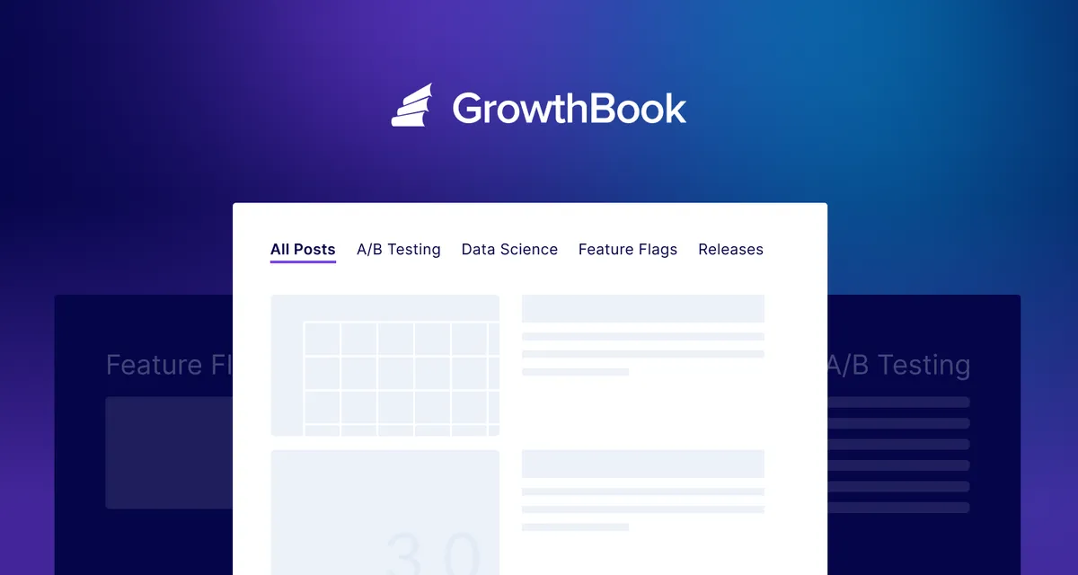 GrowthBook brand asset featured on blog.growthbook.io