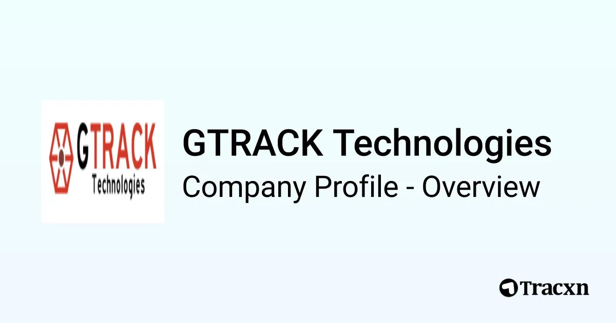 GTRACK Technologies brand asset featured on tracxn.com