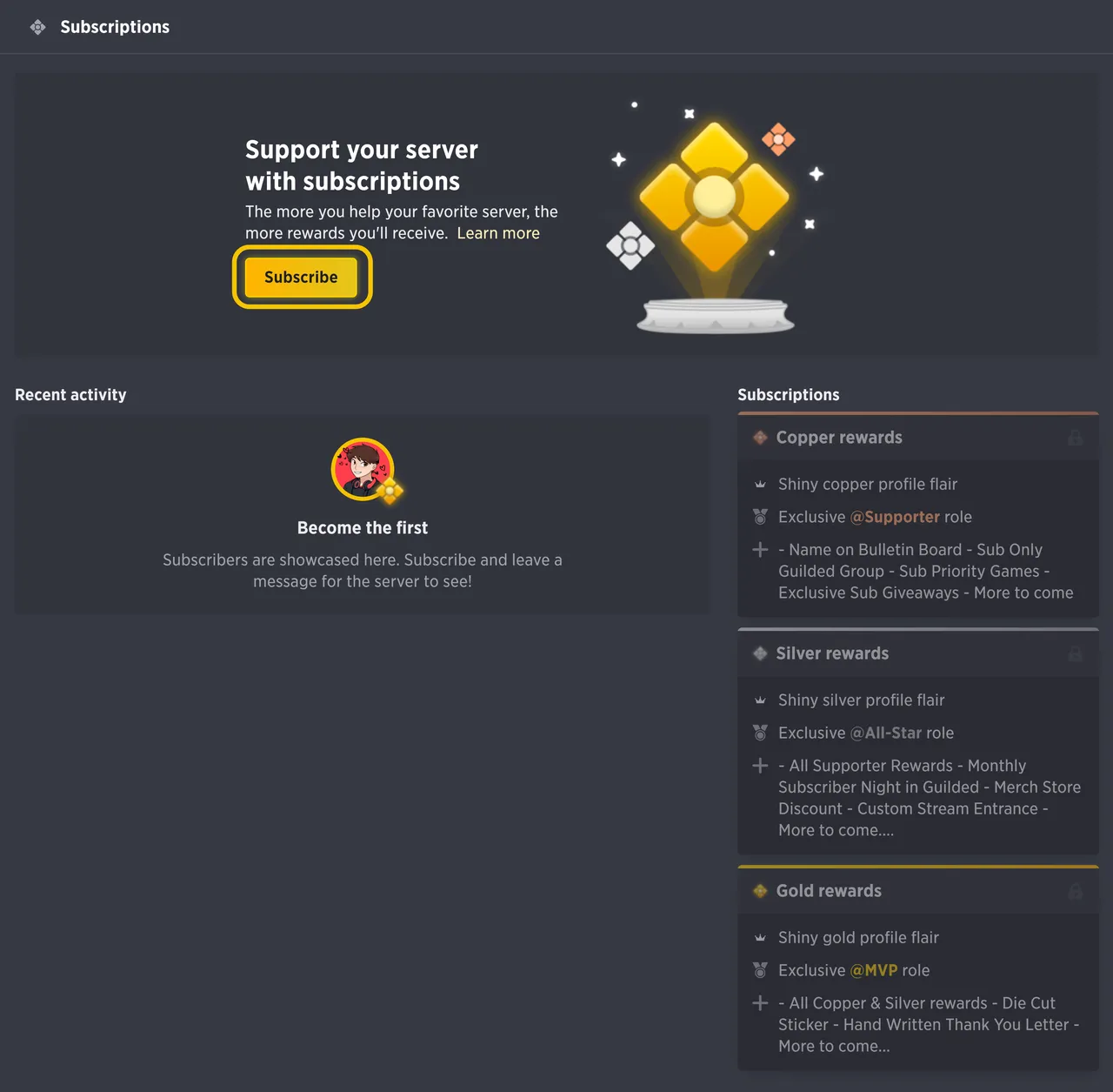 Guilded brand asset featured on support.guilded.gg