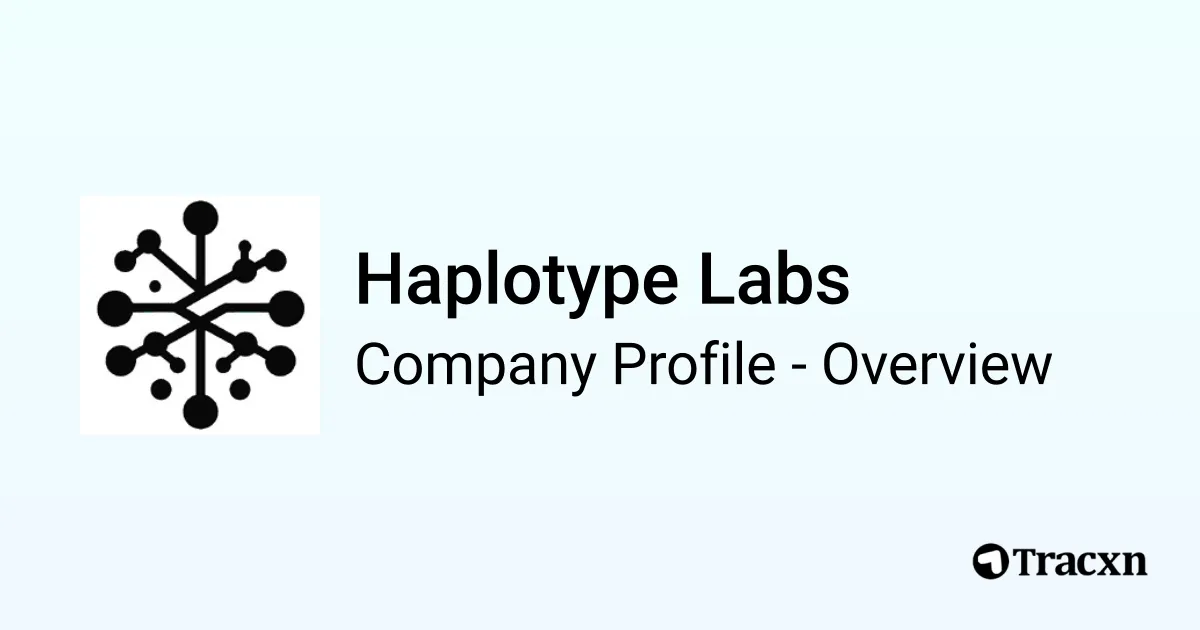 Haplotype Labs brand asset featured on tracxn.com
