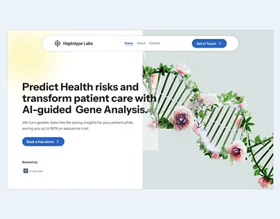 Haplotype Labs brand asset featured on behance.net
