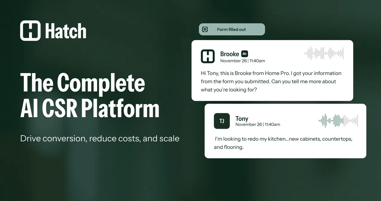 Hatch brand asset featured on usehatch.ai