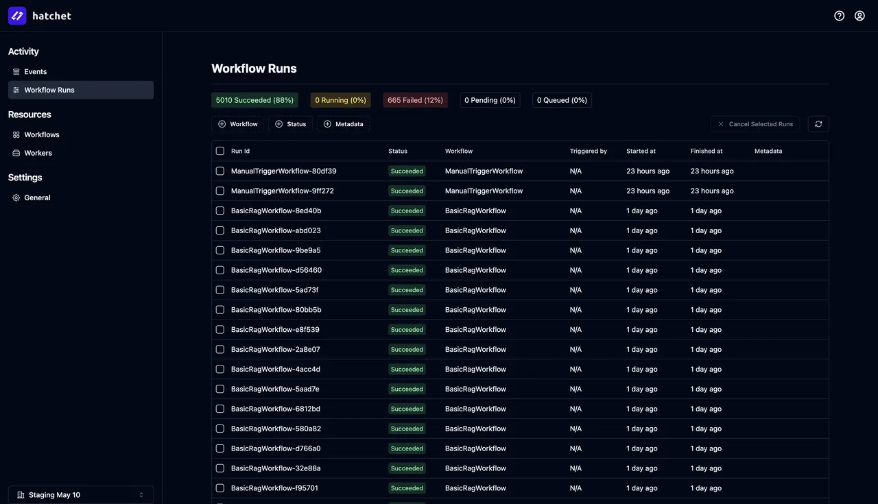 Hatchet brand asset featured on hatchet.run