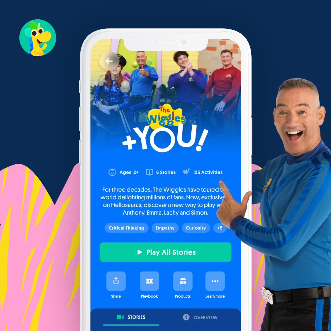 Hellosaurus brand asset featured on hellosaurus.com