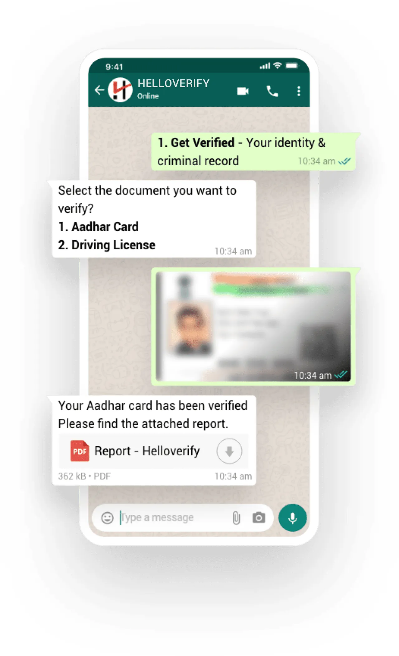 Helloverify brand asset featured on helloverify.com