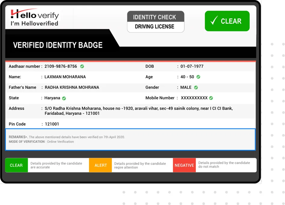 Helloverify brand asset featured on helloverify.com