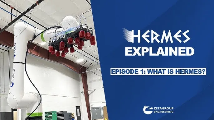 Hermes Robotics brand asset featured on youtube.com