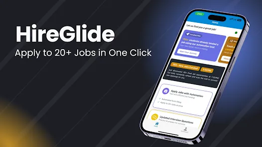 HireGlide brand asset featured on play.google.com