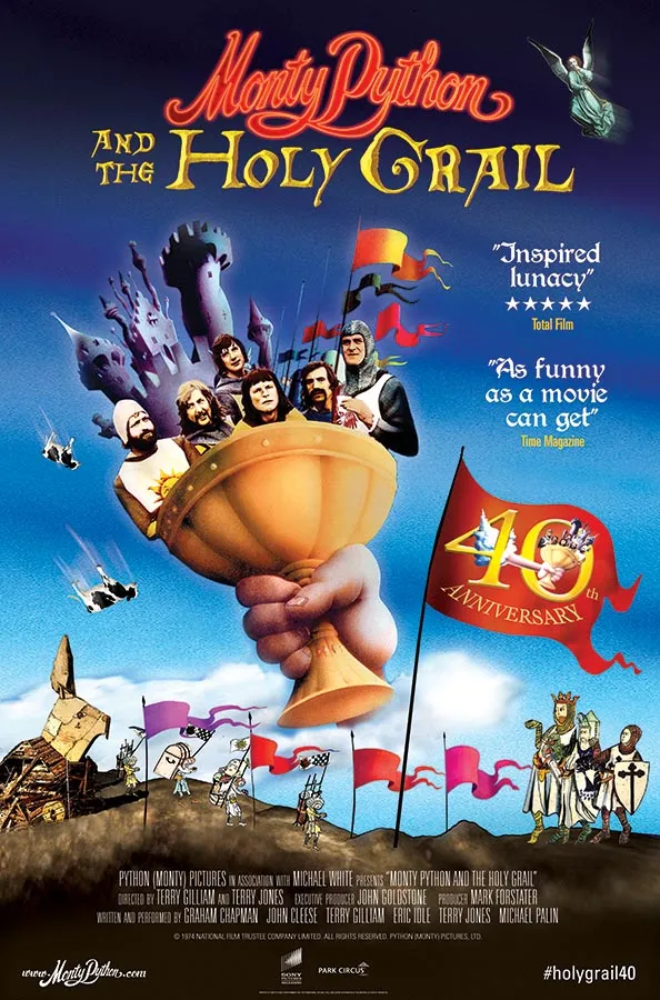 Holy Grail brand asset featured on montypython.com