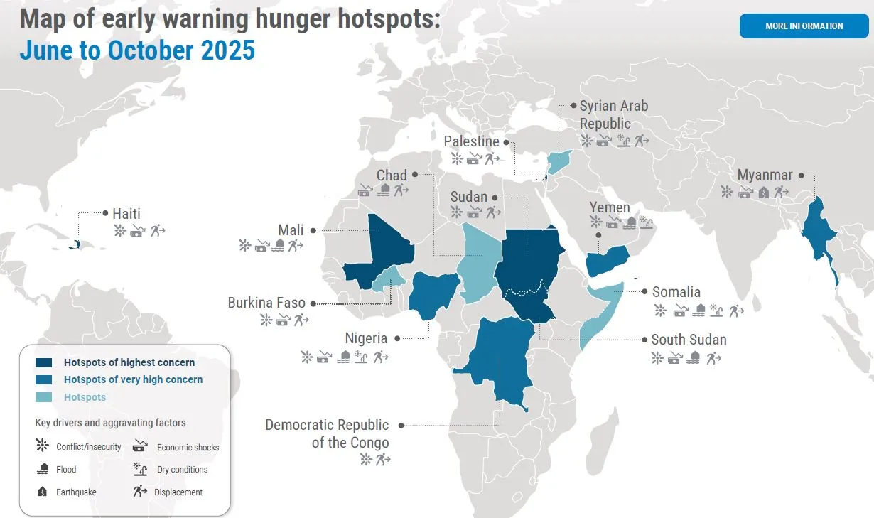 Hotspots brand asset featured on worldhunger.org