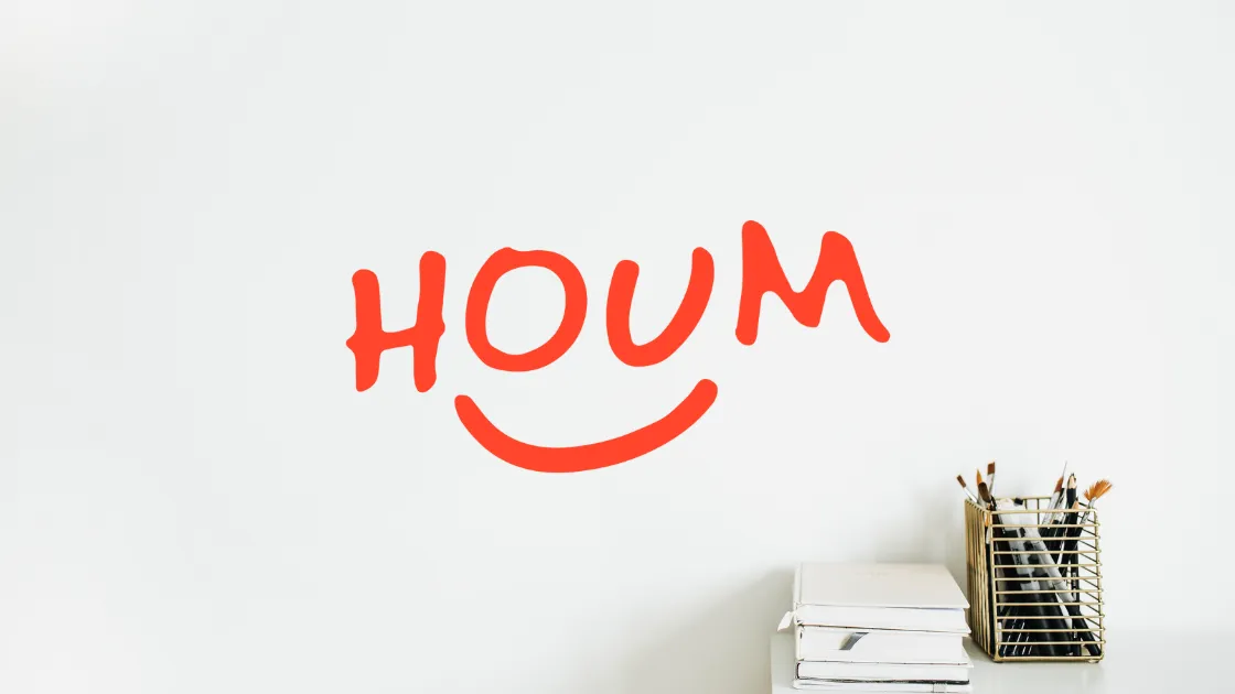 Houm brand asset featured on blog.houm.com