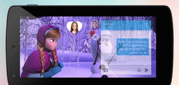 HoverChat brand asset featured on engadget.com