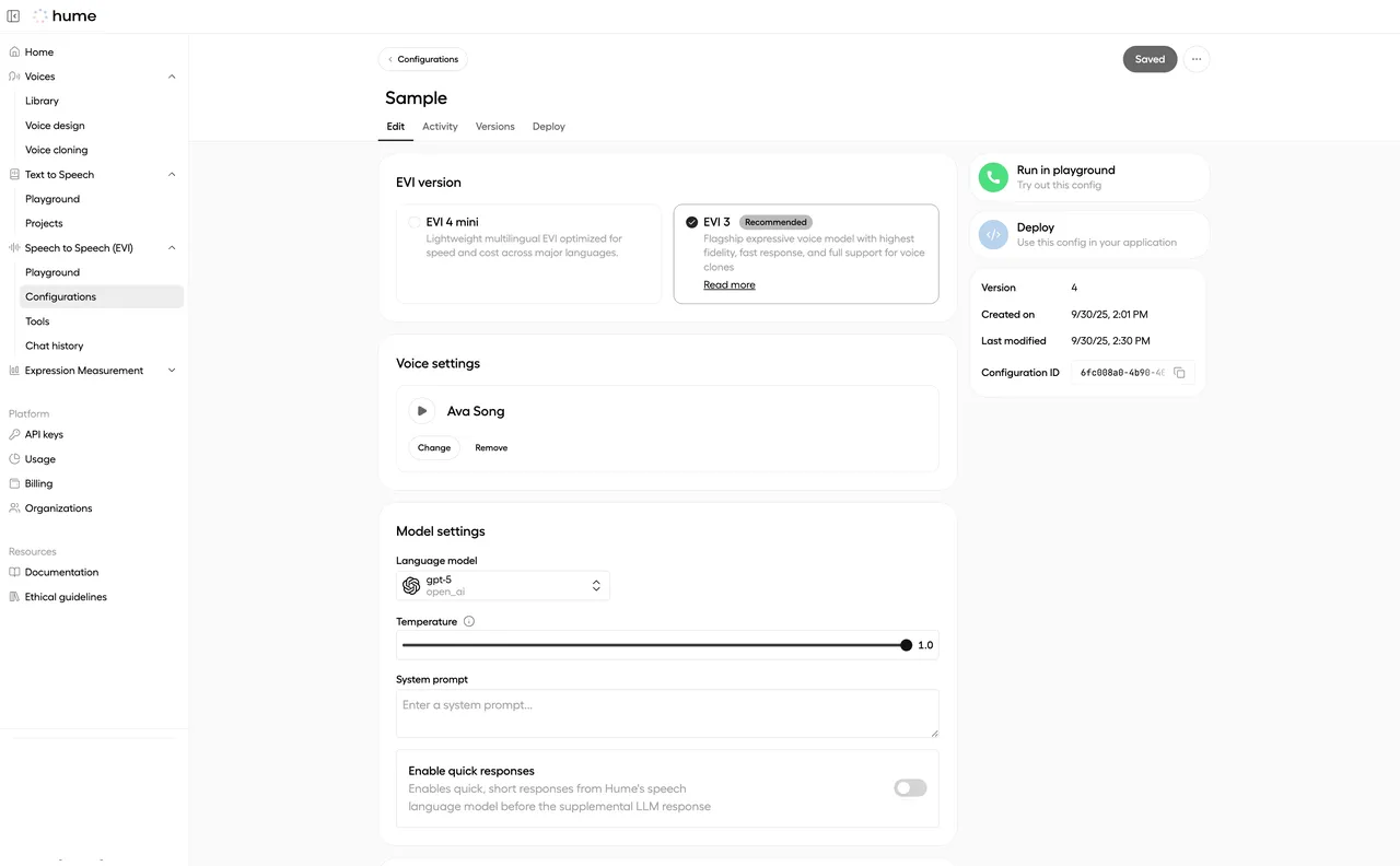 Hume AI brand asset featured on dev.hume.ai