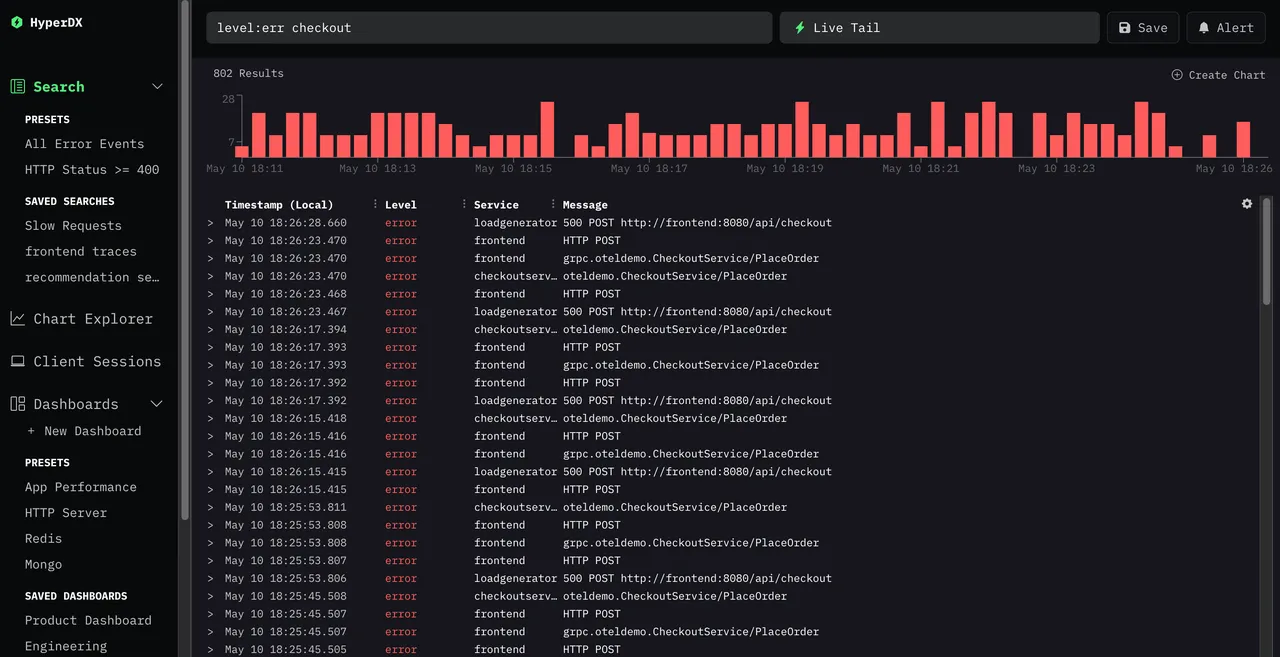 HyperDX brand asset featured on hyperdx.io