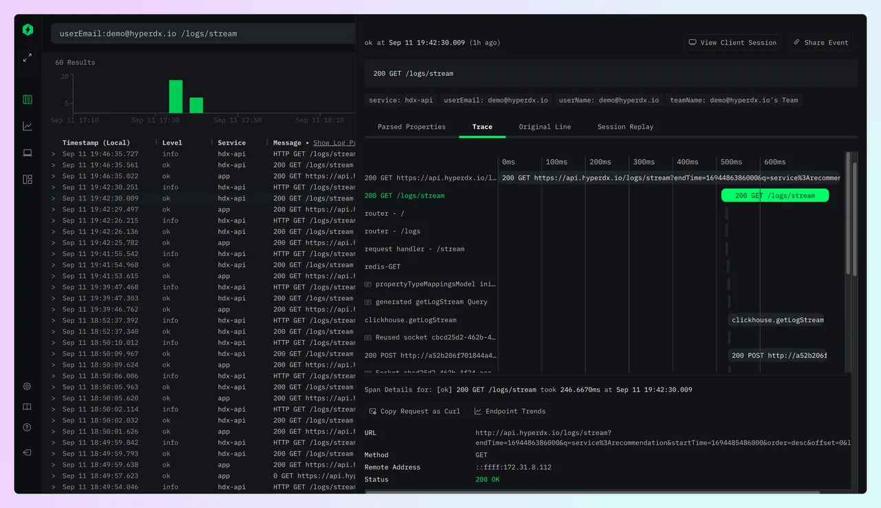 HyperDX brand asset featured on hyperdx.io