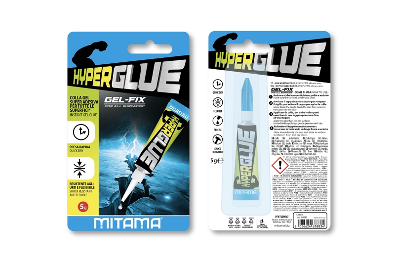 HyperGlue brand asset featured on bricomagazine.com