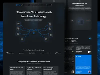 Hyperseed brand asset featured on dribbble.com