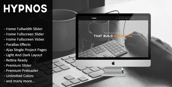 Hypnos brand asset featured on themeforest.net