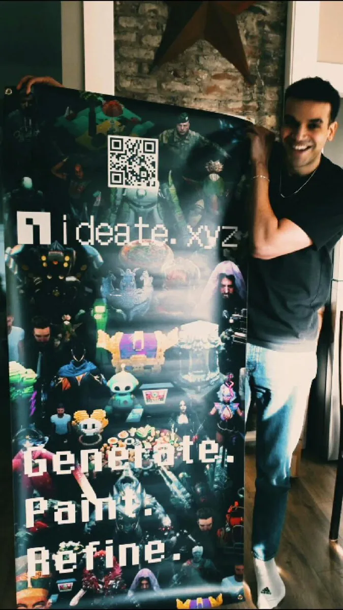 ideate.xyz brand asset featured on x.com