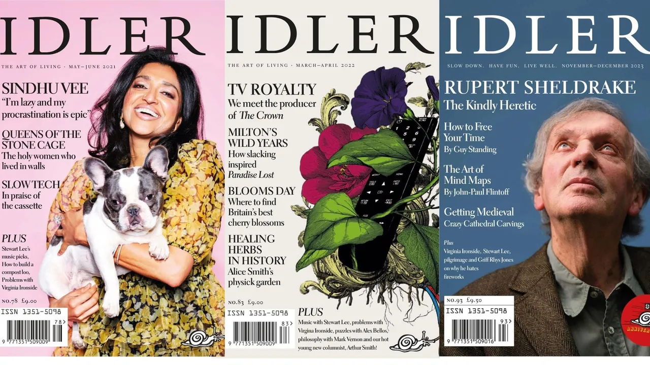 Idler brand asset featured on londonlibrary.co.uk