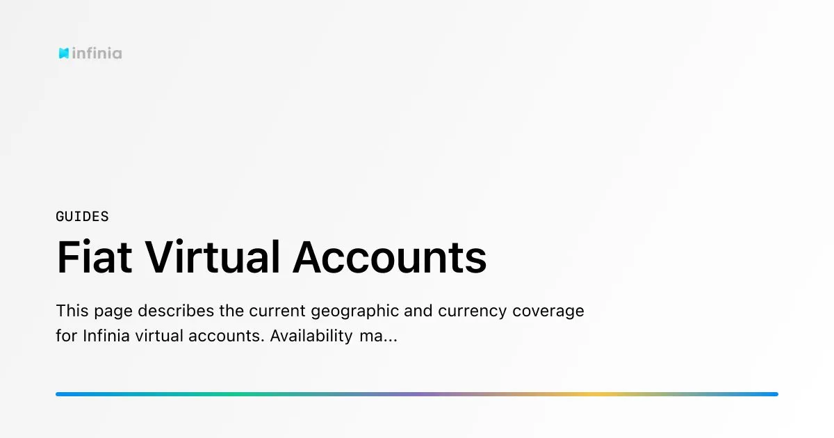 Infinia brand asset featured on docs.infiniaweb.com