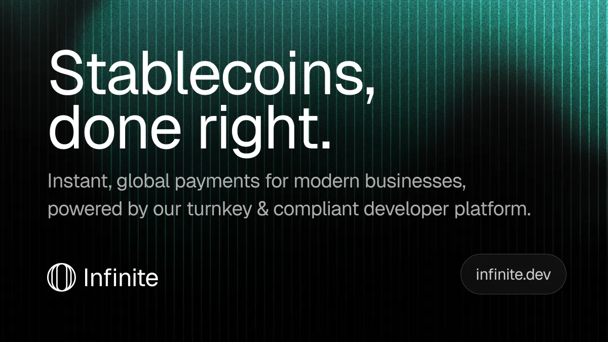 Infinite brand asset featured on infinite.dev