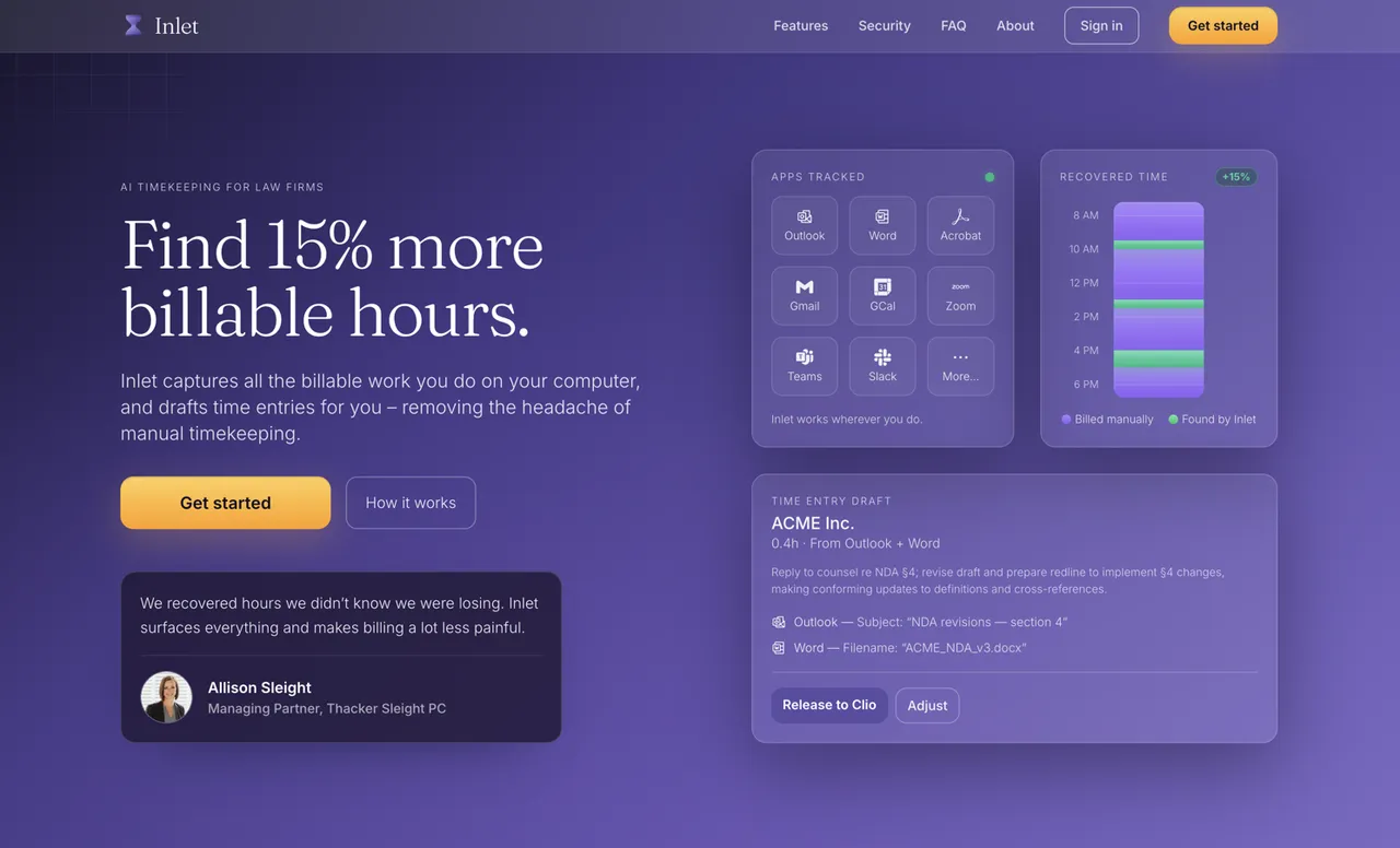 Inlet brand asset featured on inletai.com