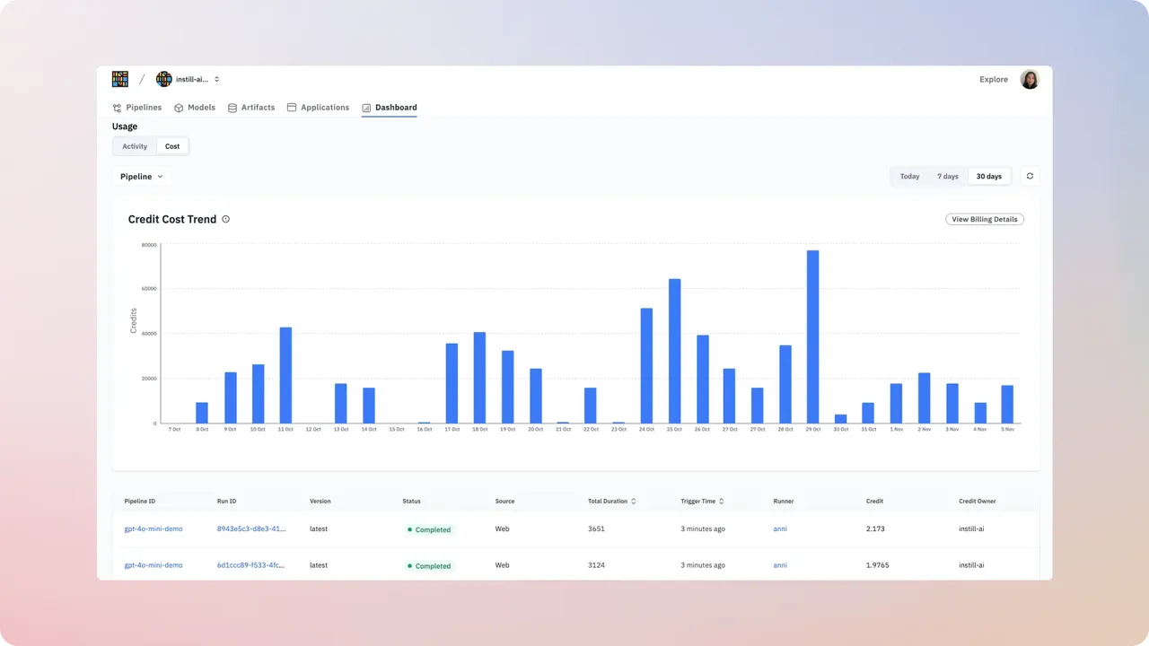 Instill AI brand asset featured on docs.instill-ai.com