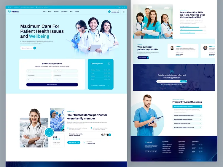Interlock brand asset featured on dribbble.com