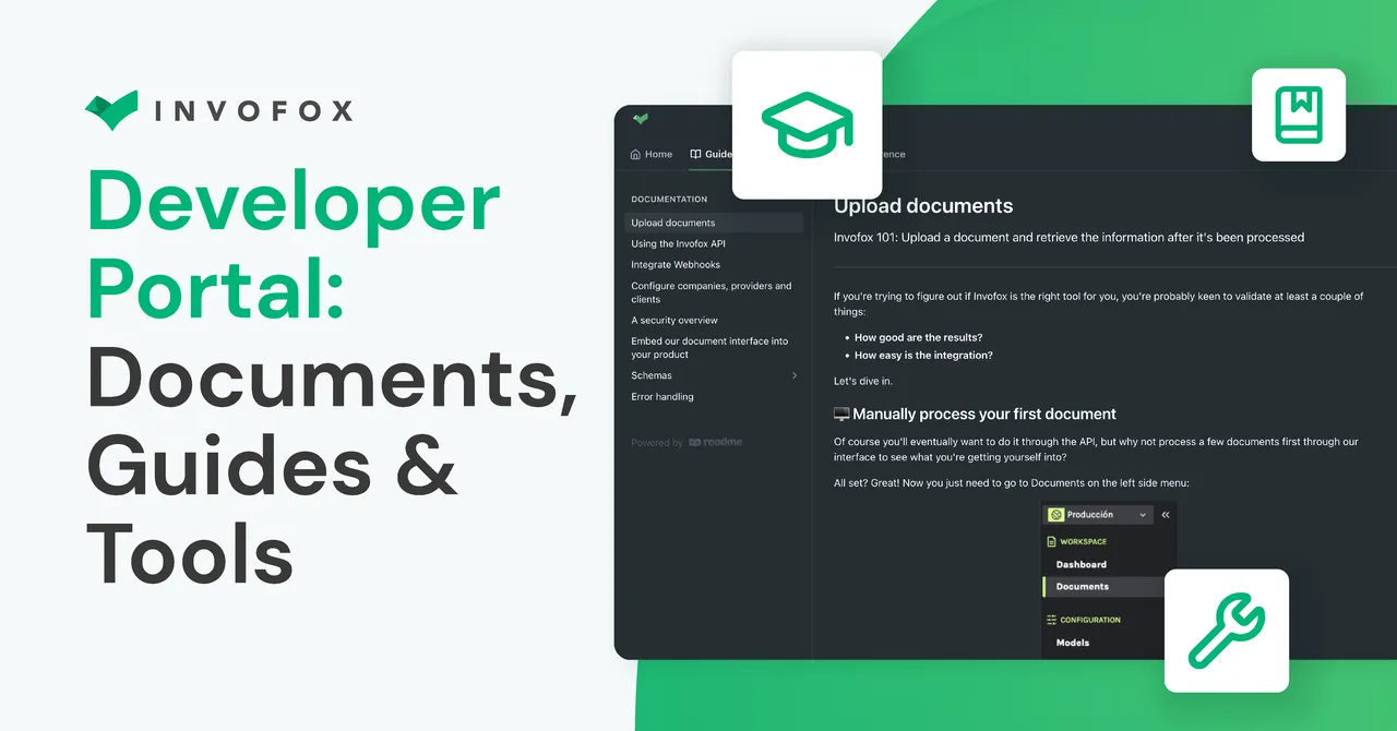 Invofox brand asset featured on developers.invofox.com