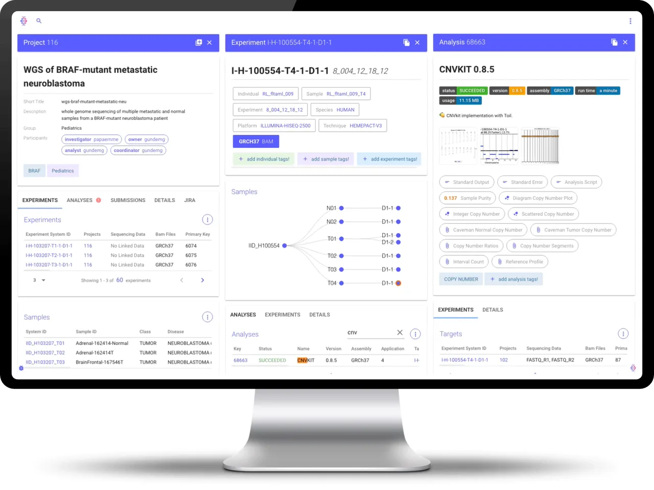 Isabl brand asset featured on platform.isabl.io