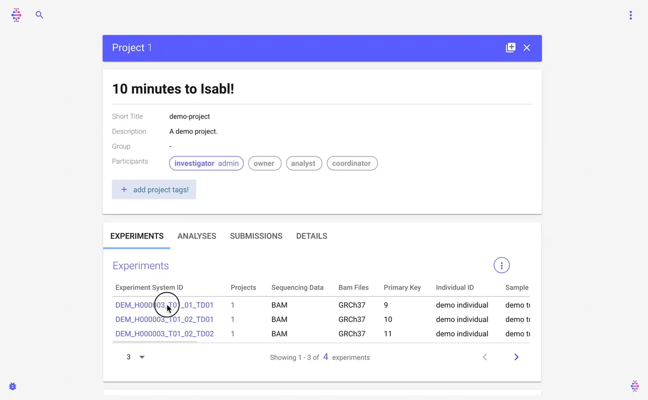 Isabl brand asset featured on docs.isabl.io